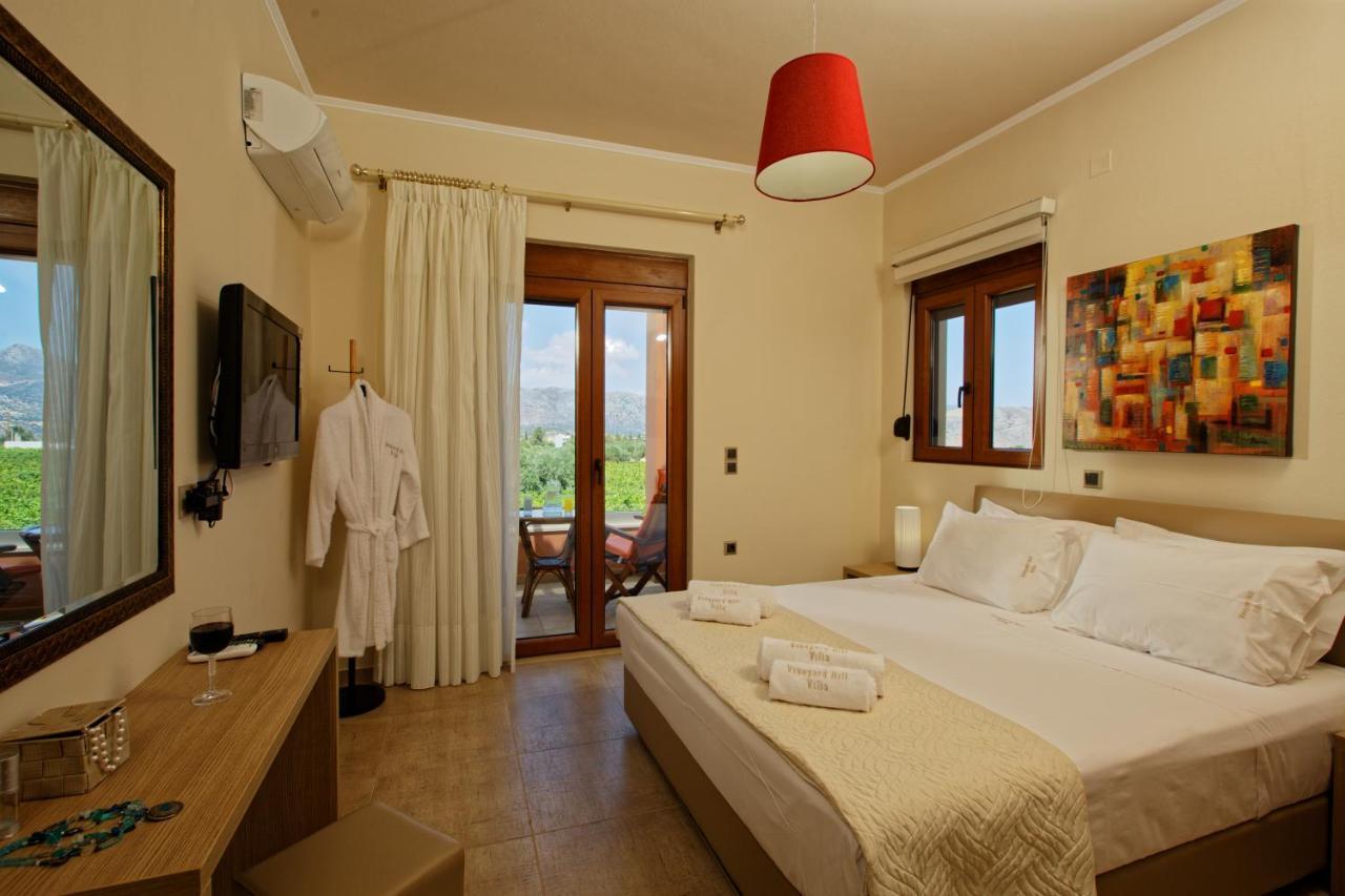 Cretan Vineyard Hill Villa Kato Kalesia Exterior foto