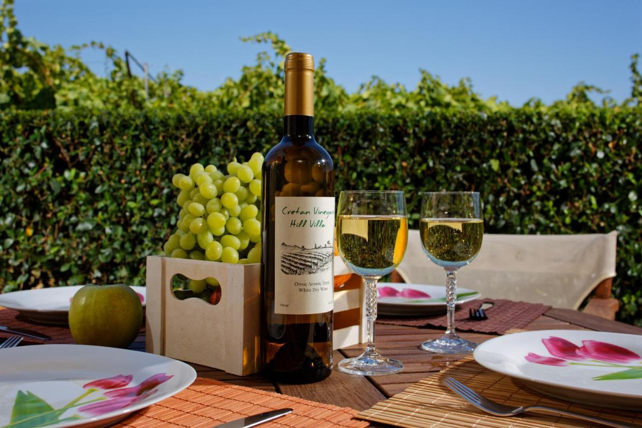 Cretan Vineyard Hill Villa Kato Kalesia Exterior foto