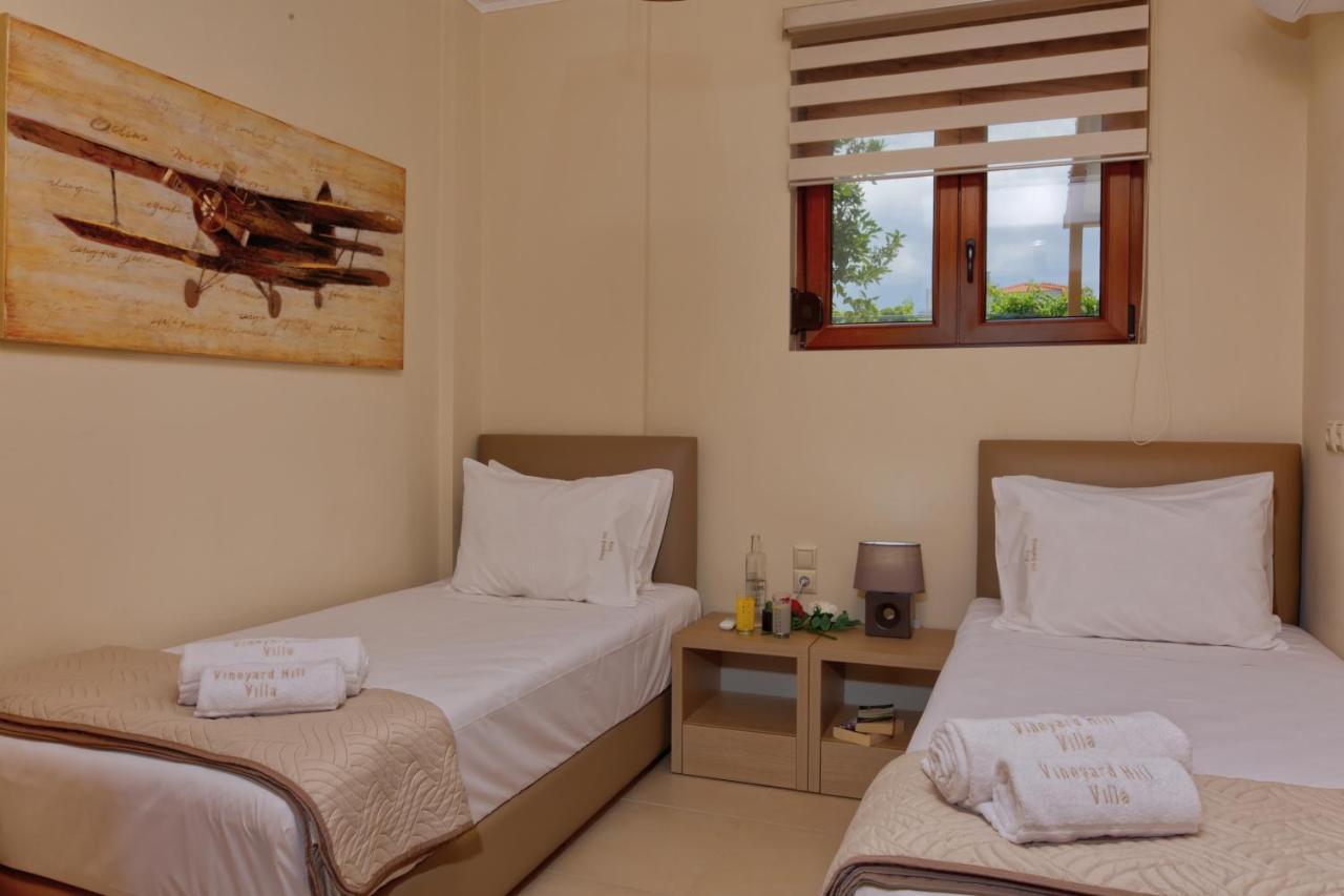 Cretan Vineyard Hill Villa Kato Kalesia Exterior foto